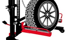 The use of wheel dollies allows easy removal and installation of tire/wheel assemblies, and can help avoid operator injuries.