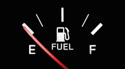 Petrol White Fuel Gauge Black Full Empty Gas 2741