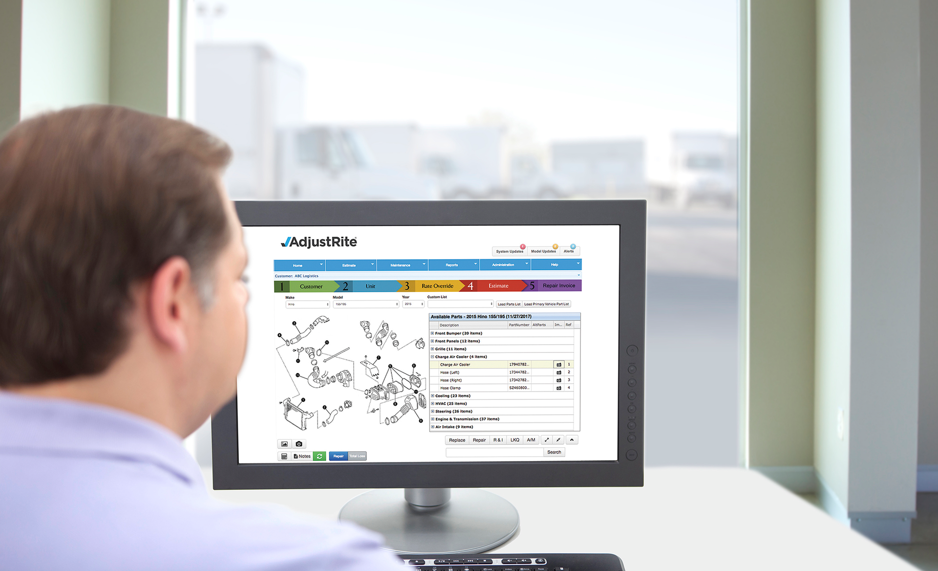 Adjust Rite On Desktop Computer