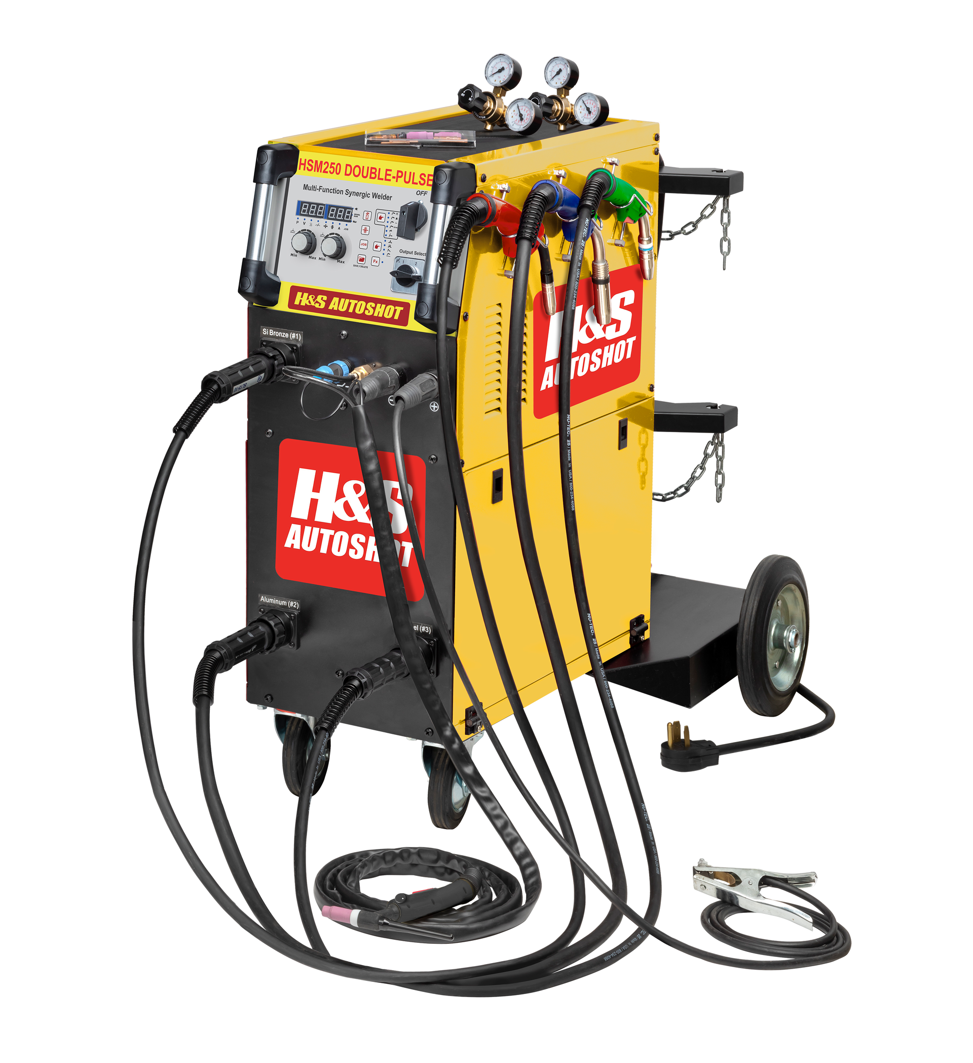 Double-Pulse Synergic Multi-Purpose MIG/TIG/Stick Welder, No. HSM250 ...