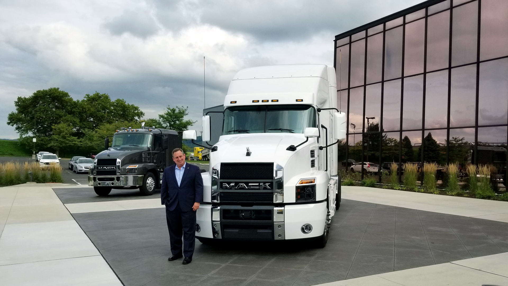 Martin Weissburg at the Mack Customer Center in Allentown, Pennsylvania. He was recently named president of Mack Trucks and is a member of the Volvo Group Executive Board, and the senior Volvo Group executive in North America.