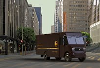 Rendering of UPS Thor electric vehicle.