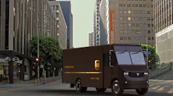 Rendering of UPS Thor electric vehicle.