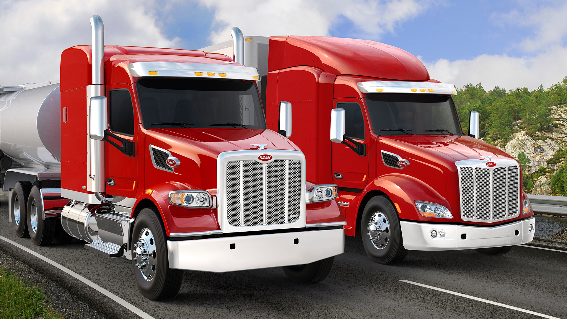 VECU will be implemented on Models 567 and 579 trucks produced in early October 2018.