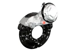 Wabco MAXXUS air disc brakes provide high-performance brake power to significantly reduce stopping distance of commercial vehicles. Wabco MAXXUS air disc brakes provide high-performance brake power to significantly reduce stopping distance of commercial vehicles.