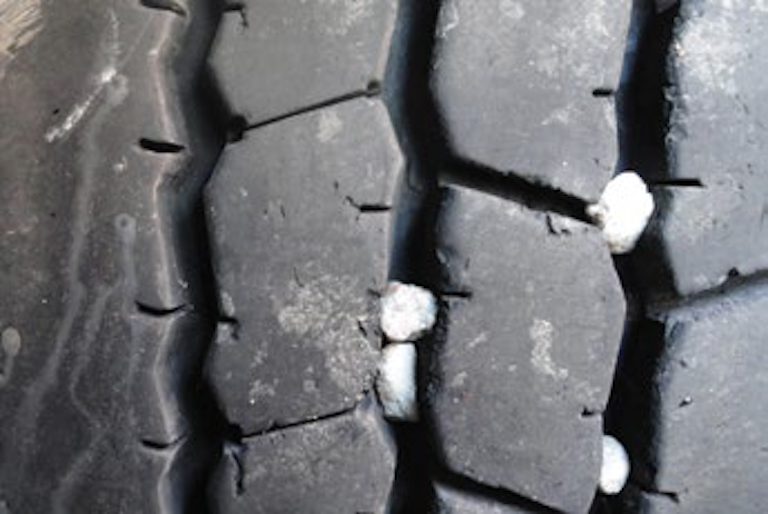 Image examples of commercial truck tire wear by type Fleet Maintenance