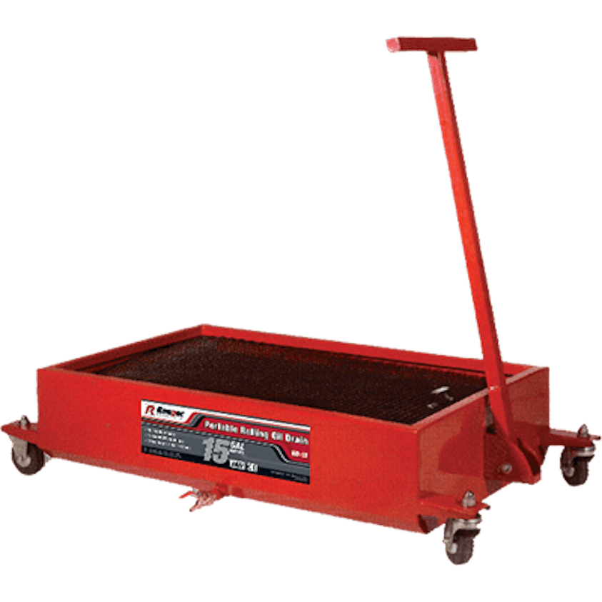 15gal LowProfile Portable Oil Drain, No. RD15 Fleet Maintenance