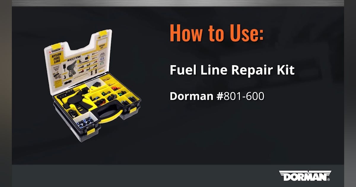 VIDEO How to use the Dorman Products Fuel Line Repair Kit Fleet