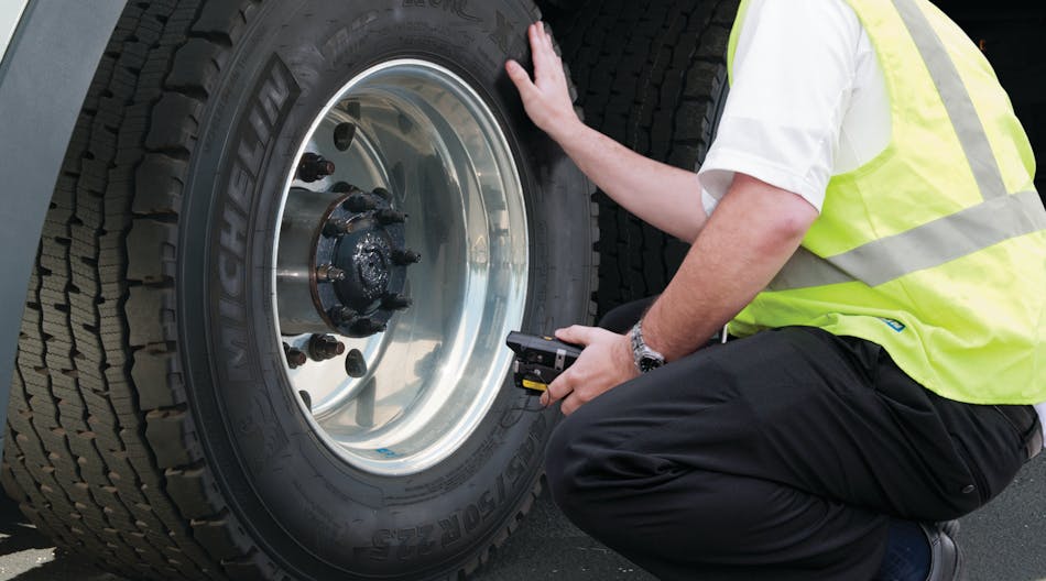 When conducting tire checks, it is critical to ensure all tires are at the fleet target inflation pressure based on the manufacturers&rsquo; application data book for the particular axle load