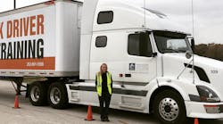 Editor-in-chief Erica Schueller is studying at WCTC to earn her technical diploma for professional truck driving.
