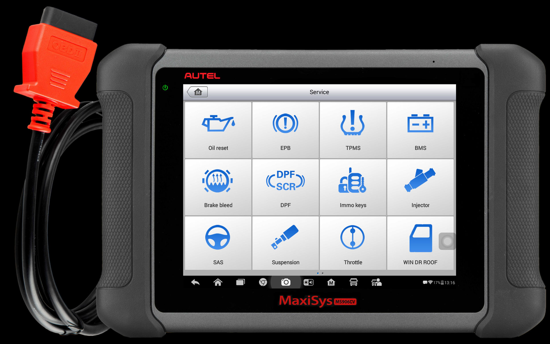 Manual DPF regenerations, sometimes called manual regenerations, must be completed in the shop using a qualified scan tool. The Autel MaxiSYS 906CV tablet that can autoscan all systems and also view live data to provide details to the technician on how the engine is functioning.
