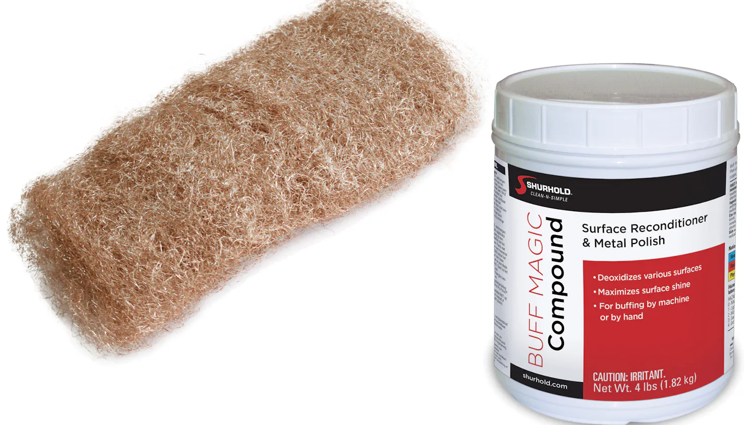 Buff Magic Compound and Magic Wool Hand Pad | Fleet Maintenance