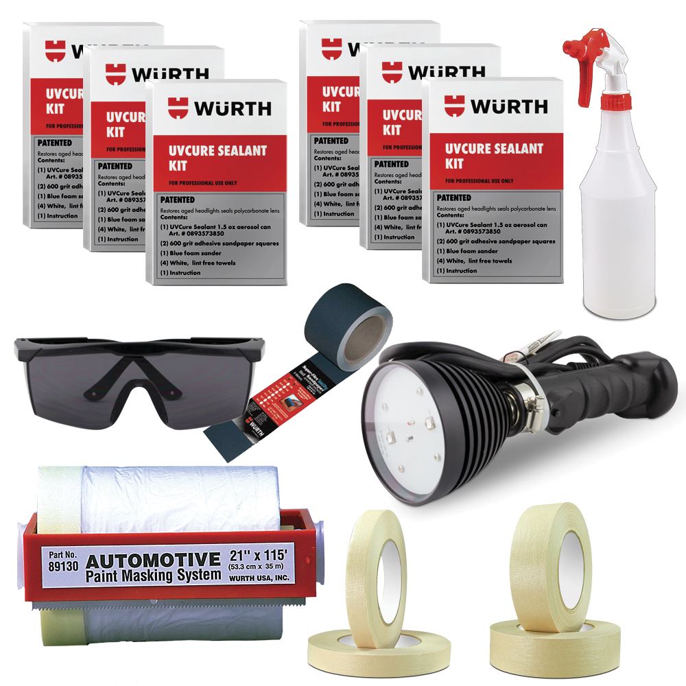 Headlight Restoration Uv Cure Sealant Kit