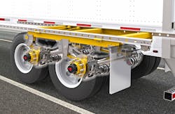 “When using a mechanical suspension, ride height will change between a loaded and unloaded condition,” says SAF Holland's Bryan Redeker. “When using a mechanical suspension, ride height will change between a loaded and unloaded condition,” says SAF Holland's Bryan Redeker.