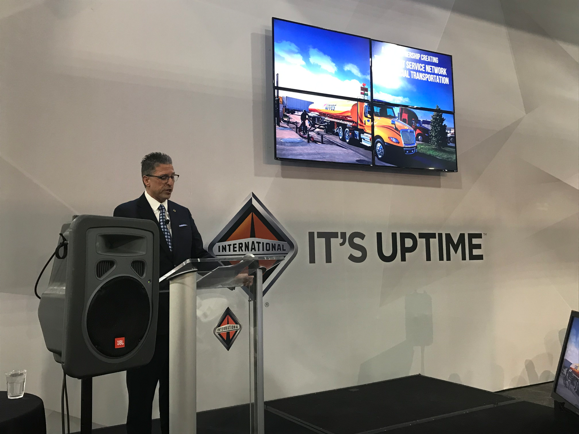 Michael Cancelliere, president, truck, for Navistar shared insights on recent company initiatives.