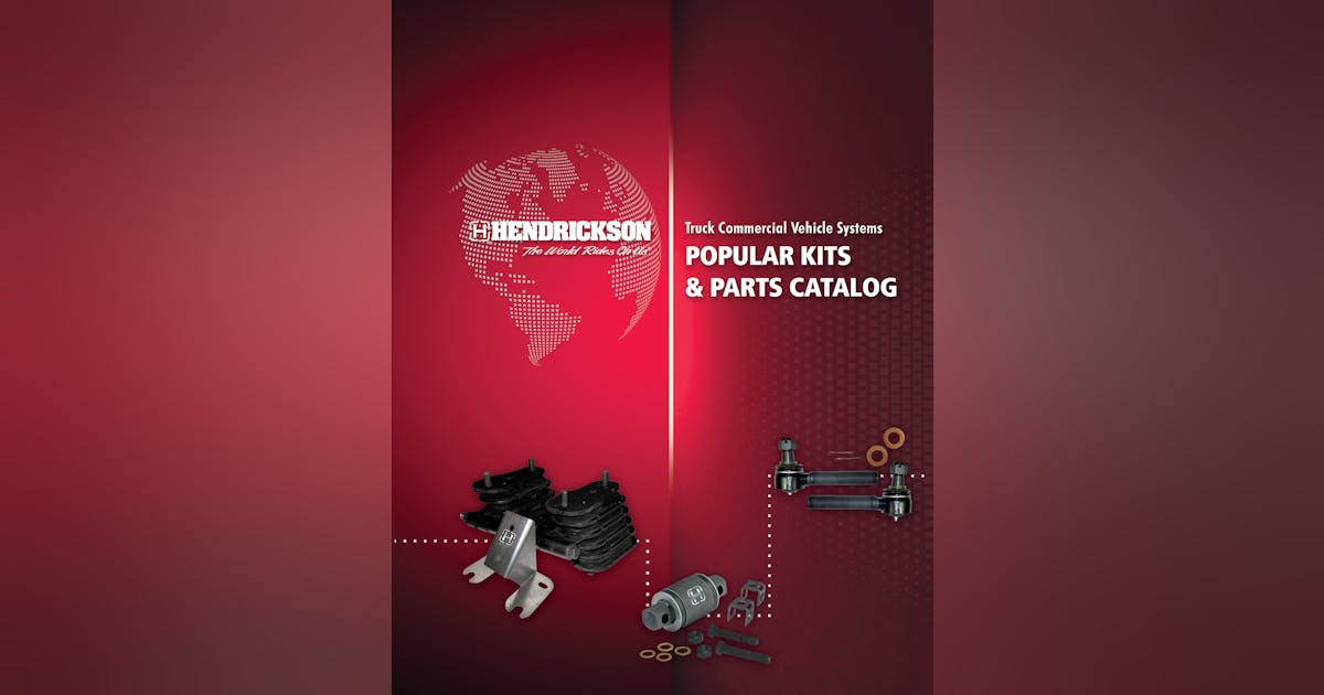 Hendrickson updates truck parts catalog Fleet Maintenance