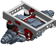 240 AR-EV shown with AXE100D
