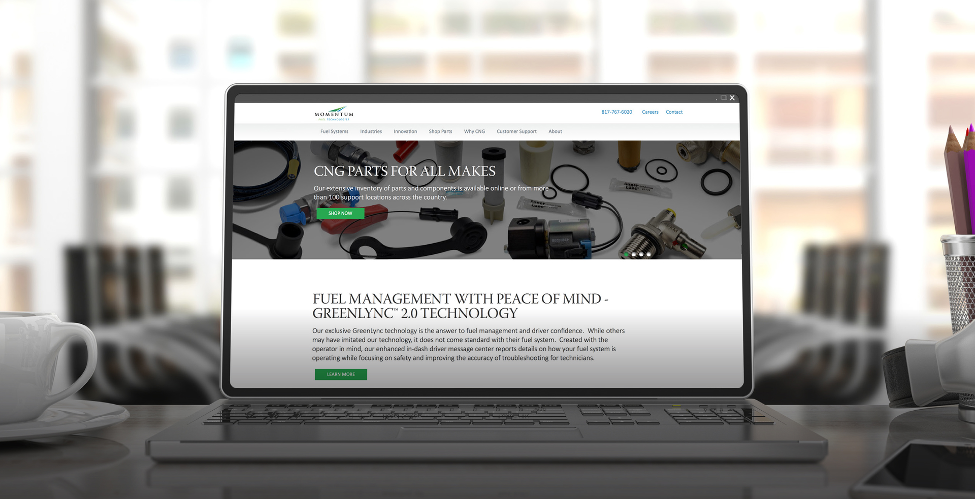 Momentum Online Parts Ordering