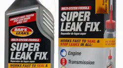Super Leak Fix is a multi-system formula that quickly seals, stops, and prevents leaks in all engine oil, transmission, power steering, hydraulic and differential axle, and gear systems.