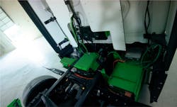 A look at the Hyliion 6X4HE system controls installed on a Class 8 truck. A look at the Hyliion 6X4HE system controls installed on a Class 8 truck.