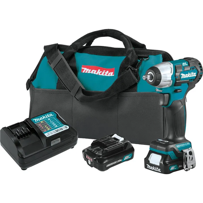 12V Max CXT Lithium-Ion Brushless Cordless 3/8 Square Drive Impact ...
