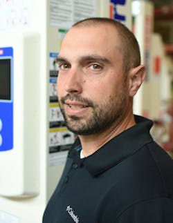 Service Manager, Kevin Boyer, Stertil-Koni. Service Manager, Kevin Boyer, Stertil-Koni.