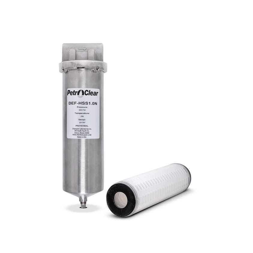 DEF Dispenser Filter Housing and DEF Dispenser Filter Element Fleet