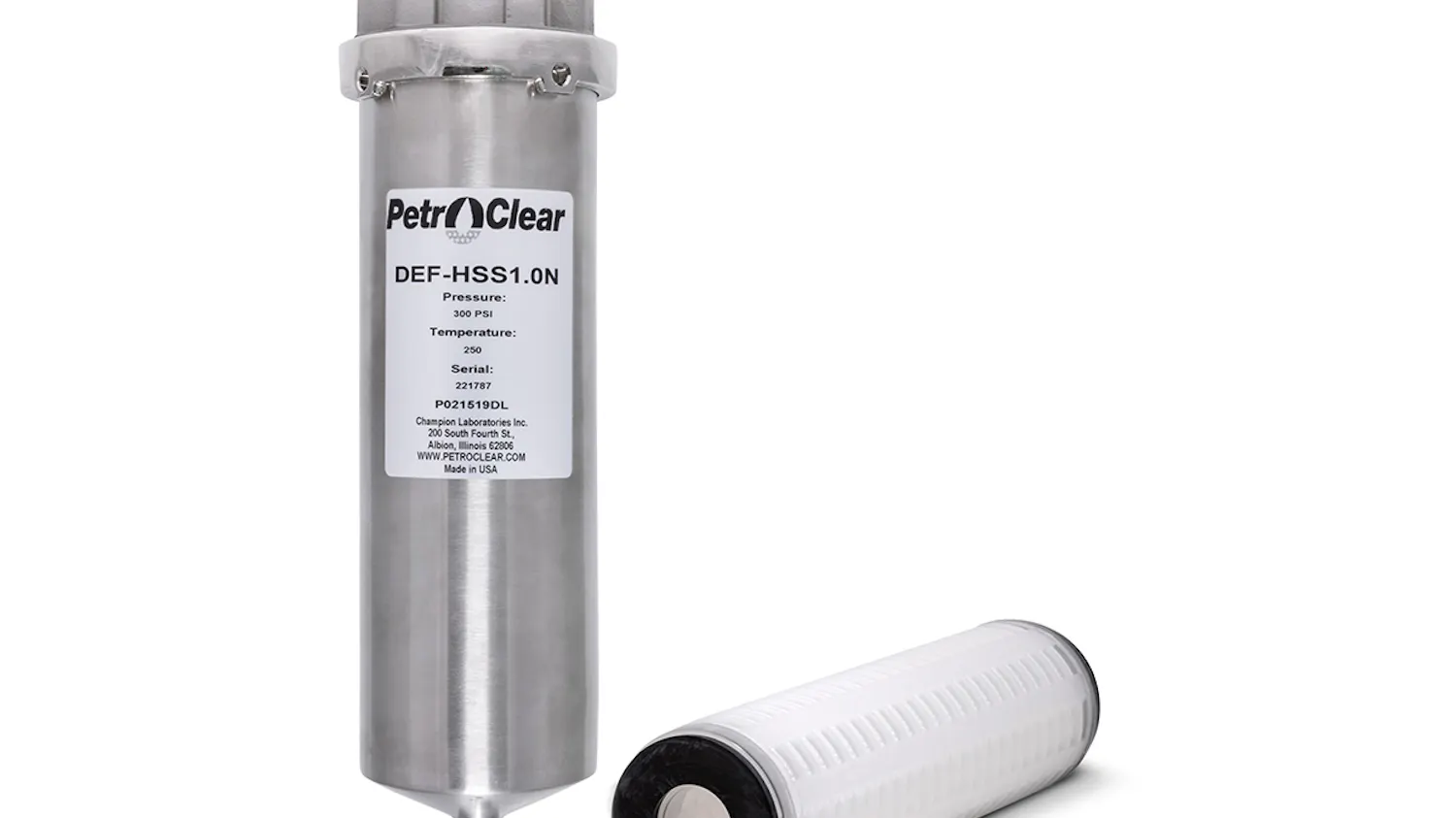 DEF Dispenser Filter Housing and DEF Dispenser Filter Element | Fleet ...