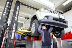 Using ALI certified lift accessories can help ensure shop safety. Using ALI certified lift accessories can help ensure shop safety.