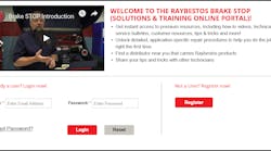 Brake Stop Registration Page Brake Stop Registration Page