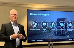 Roy Horton, director, product strategy for Mack Trucks shares details on the suite of Mack Connect products to help fleets improve vehicle uptime. Roy Horton, director, product strategy for Mack Trucks shares details on the suite of Mack Connect products to help fleets improve vehicle uptime.