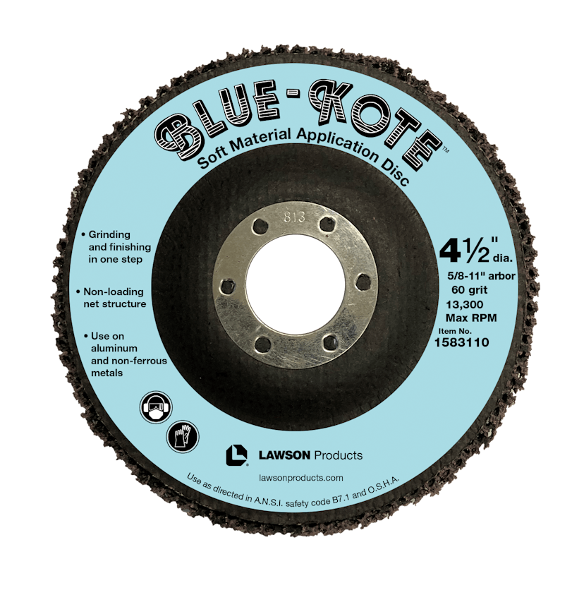 BlueKote Soft Material Application Flap Disc Fleet Maintenance