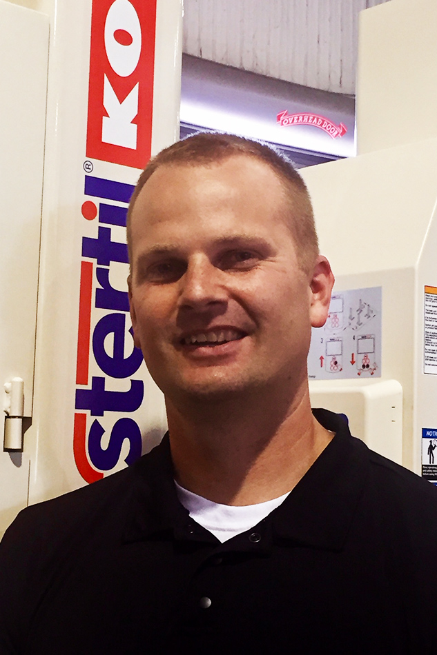 Tim Kerr, product manager, Stertil-Koni.