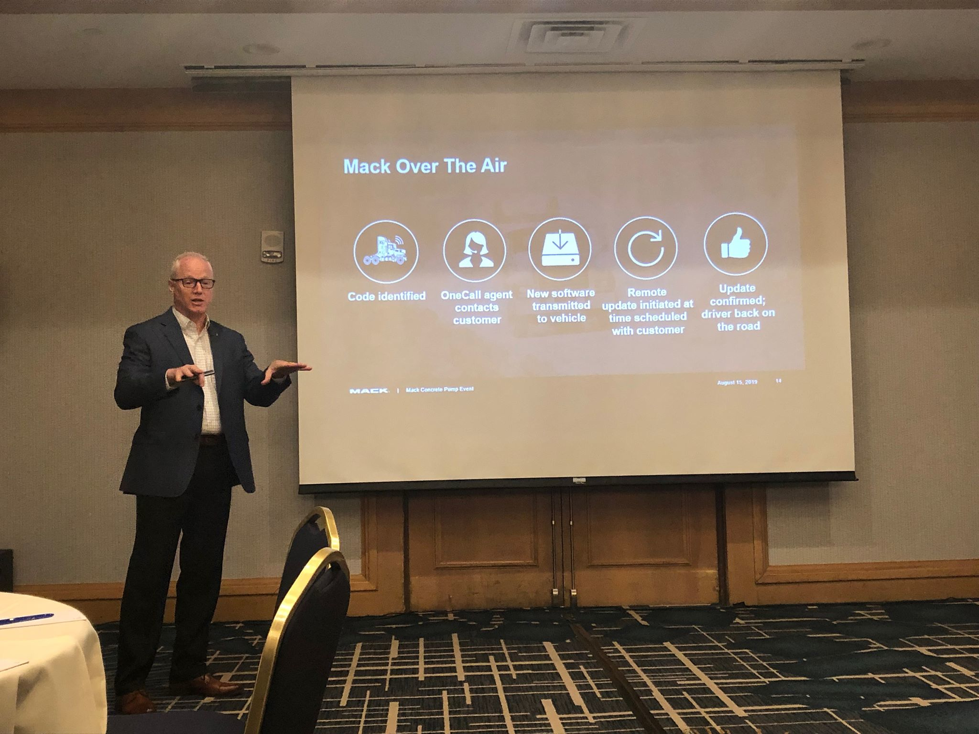 Director, Product Strategy for Mack Trucks, Roy Horton, discusses Mack&rsquo;s new dynamic maintenance service.