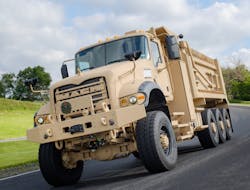 Mack Defense partnered with Truck-Lite Co., LLC to provide lighting systems for the M917A3 heavy dump truck that withstands the harsh environments of defense operations. Mack Defense partnered with Truck-Lite Co., LLC to provide lighting systems for the M917A3 heavy dump truck that withstands the harsh environments of defense operations.