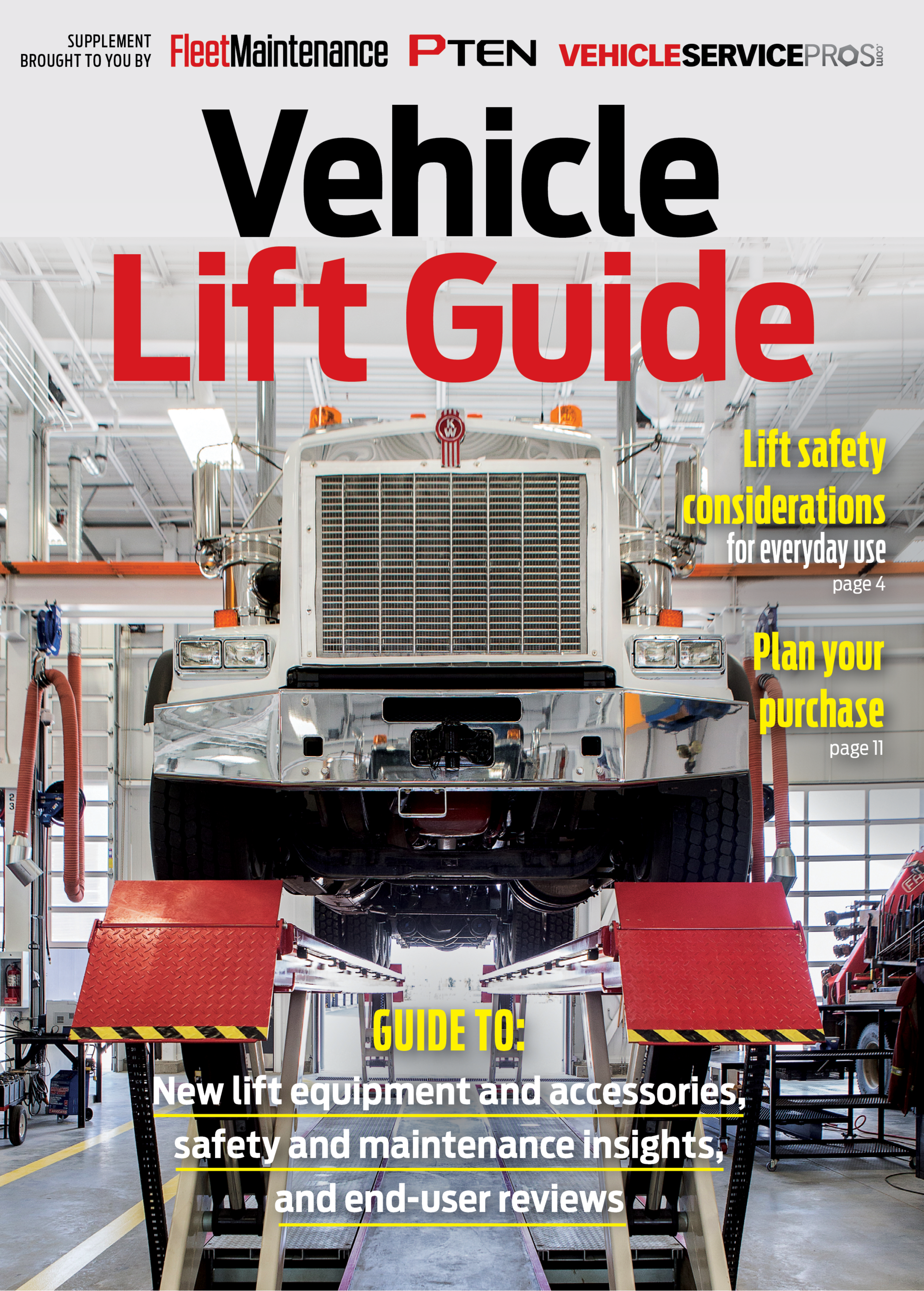 Vehicle Lift Guide - August 2019 cover image