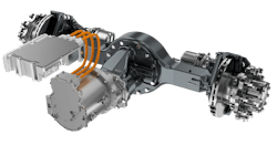 Dana's eS6200r e-Drive axle with a TM4 Sumo motor-inverter system has been optimized for the Canadian market. Dana's eS6200r e-Drive axle with a TM4 Sumo motor-inverter system has been optimized for the Canadian market.