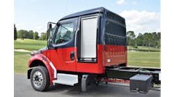 Fontaine Modification&rsquo;s patent-pending rollup door design provides a watertight seal between the door and the side of a Freightliner M2 truck, providing smooth, reliable operation, as well as easier maintenance.