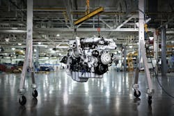 A trend in engine downsizing, which refers to a lower displacement volume, can provide fuel economy benefits because a smaller engine would inherently use less fuel. Here, the International A26 12.4L heavy duty diesel engine provides a range of 365 to 500 hp, and a maximum 1,750 ft-lblb-ft of torque. A trend in engine downsizing, which refers to a lower displacement volume, can provide fuel economy benefits because a smaller engine would inherently use less fuel. Here, the International A26 12.4L heavy duty diesel engine provides a range of 365 to 500 hp, and a maximum 1,750 ft-lblb-ft of torque.