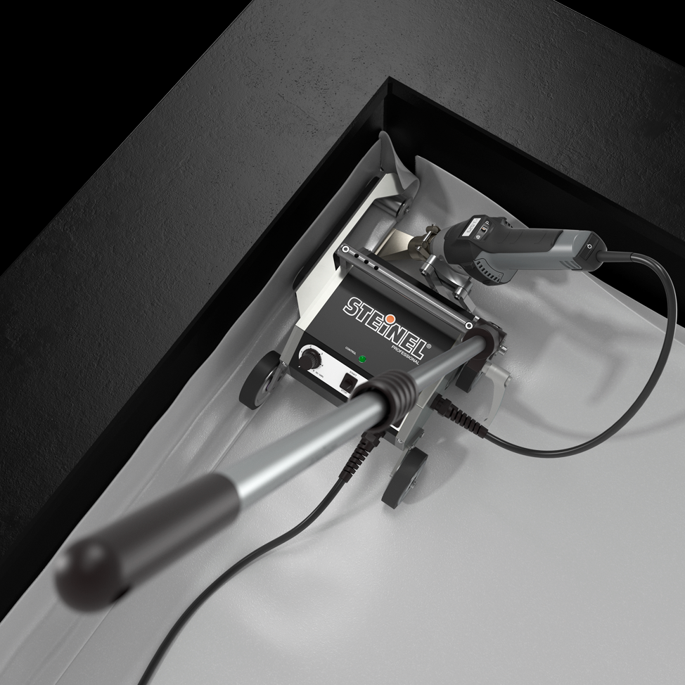 Steinel Hg Roof Anwendung Attica Schwarz