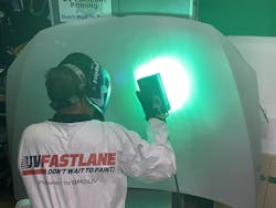 UV Fastlane system in process UV Fastlane system in process