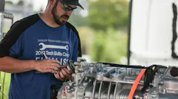 Joe Speelman of Western Idaho Freightliner in Nampa, Idaho was the Vehicle Competition winner.