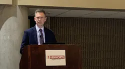 Kenworth General Manager Kevin Baney says the truck manufacturer will offer over-the-air (OTA) updates on engine and aftertreatment systems for Paccar MX engines, shared during a press conference at the North American Commercial Vehicle (NACV) Show in Atlanta.
