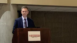 Kenworth General Manager Kevin Baney says the truck manufacturer will offer over-the-air (OTA) updates on engine and aftertreatment systems for Paccar MX engines, shared during a press conference at the North American Commercial Vehicle (NACV) Show in Atlanta.