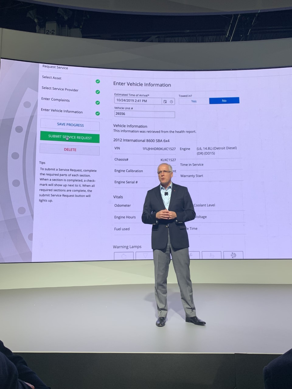 Navistar introduced International 360, a comprehensive service management platform which ties multiple software management systems into one user interface. Freidrich Baumann, president of aftersales for Navistar, shared the news during a press conference at the North American Commercial Vehicle (NACV) Show in Atlanta.
