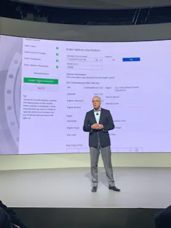 Navistar introduced International 360, a comprehensive service management platform which ties multiple software management systems into one user interface. Freidrich Baumann, president of aftersales for Navistar, shared the news during a press conference at the North American Commercial Vehicle (NACV) Show in Atlanta.