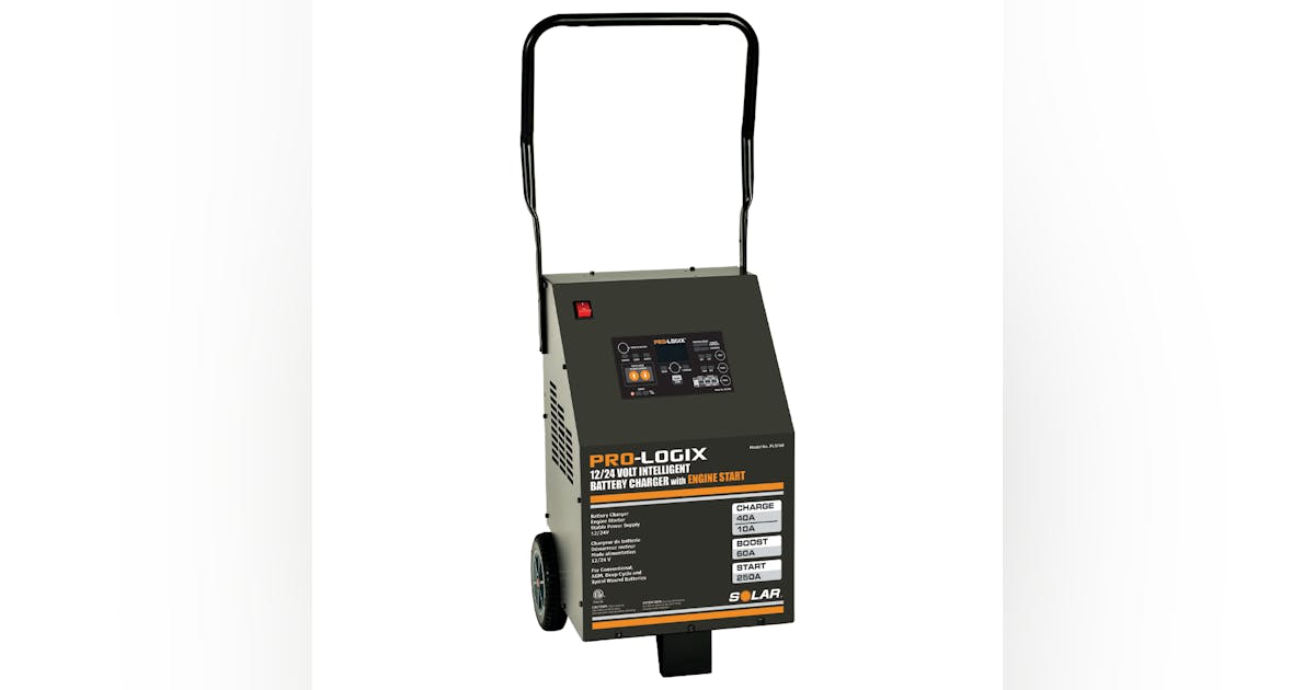 SOLAR PROLOGIX 12/24V Wheeled Battery Charger, No. PL3760 Fleet Maintenance SOLAR PROLOGIX 12/24V Wheeled Battery Charger, No. PL3760 Fleet Maintenance