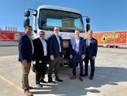 Peterbilt Delivers First Medium Duty Electric Model 220 Ev To Frito Lay