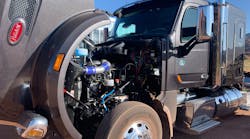 The vehicle electronic control unit, or V-ECU, was equipped as standard equipment on Model 567 and Model 579 trucks with Paccar MX Series or Cummins engines, in October of 2018. The V-ECU is the central system, or “brain” of the vehicle, which coordinates the input of data from all of the other electronic control units, or ECUs, on the vehicle, including the cab controller, transmission controller, ABS controller, and others, if equipped. The vehicle electronic control unit, or V-ECU, was equipped as standard equipment on Model 567 and Model 579 trucks with Paccar MX Series or Cummins engines, in October of 2018. The V-ECU is the central system, or “brain” of the vehicle, which coordinates the input of data from all of the other electronic control units, or ECUs, on the vehicle, including the cab controller, transmission controller, ABS controller, and others, if equipped.