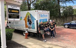 Sonnhalter team members after loading donations for the Greater Cleveland Habitat for Humanity. Sonnhalter team members after loading donations for the Greater Cleveland Habitat for Humanity.